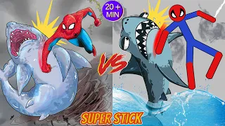 20 min Best falls | Stickman Dismounting funny and epic moments | Like a boss compilation episode 6