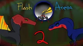 Flash Arena 2 - Spinosaurus vs. Giganotosaurus