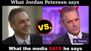 What Jordan Peterson says vs. what the media SAYS he says