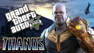 GTA 5 THANOS Mod Gameplay | All THANOS Powers with 6 Infinity Stones