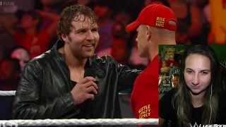 WWE Raw 9/22/14 Dean Ambrose returns to OPEN RAW Live Commentary