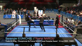 Finale M+85kg : Championnat de France SAVATE boxe française ASSAUT 2023