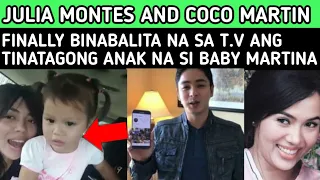 JULIA MONTES AND COCO MARTIN PERMANENTLY REVEALED TO THE WORLD THE REAL FACE OF BABY MARTINA