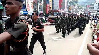 Diyathalawa SL Army parade  At Bandarawela