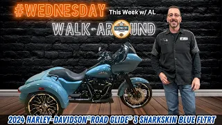 2024 HARLEY-DAVIDSON® ROAD GLIDE® 3 SHARKSKIN BLUE FLTRT #harleydavidson  #motorcycle #wednesday