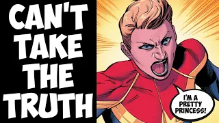 Woke media admits Captain Marvel is broken! Instantly get attacked for comparing her to men!