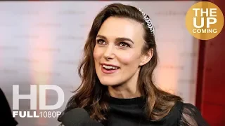 Keira Knightley on The Aftermath, working with Alexander Skarsgård at premiere