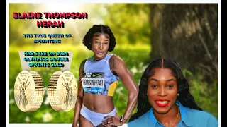 ELAINE THOMPSON HERAH, THE QUEEN OF SPRINTING .QUEST TO WIN  2024 OLYMPICS DOUBLE  SPRINT GOLD.