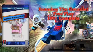 Lego Marvel Super Heroes 2 :- Running The Gauntlet (Free Play) 100% Complete