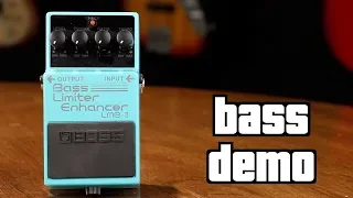 Boss LMB-3 Bass Limiter Enhancer Demo