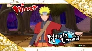 Naruto Ultimate Ninja Storm 3 Naruto Sage Mode Complete Moveset with Command List