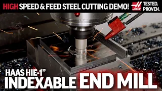HaasTooling HIE Indexable End Mill at Full Speed - HaasTooling In Action - Haas Automation Inc.