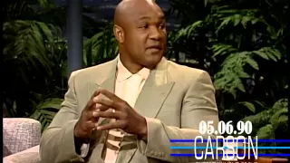 George Foreman Talks About Joe Frazier on Johnny Carson's Tonight Show