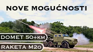 NOVA RAKETA M20 DOMETA PREKO 50km - VOJSKA SRBIJE