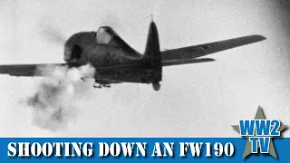 Shooting Down an Fw190