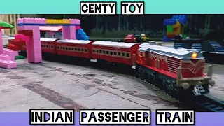 Centy toy Indian passenger train Red/unboxing and review/long track train/Amazon India/MADE in india