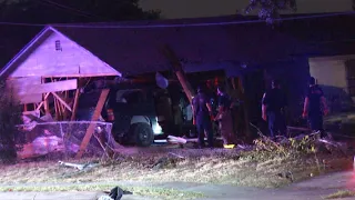 SAPD: 4 people including child found shot inside SUV that crashed into South side home