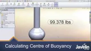 Calculating Centre of Buoyancy in SolidWorks