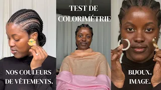 Test de Colorimétrie // Comment choisir les couleurs de vêtements et bijoux nous mettant en valeur.