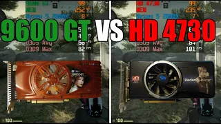 GeForce 9600 GT vs Radeon HD 4730 Test In 13 Games (No FPS Drop - Capture Card)