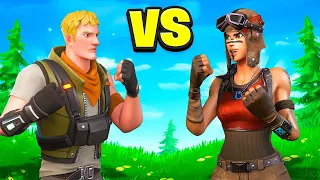 Skin Rare vs Bambi sur Fortnite ! 😈😢