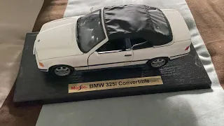 Maisto BMW 325i Convertible Unboxing (Scale 1/18)