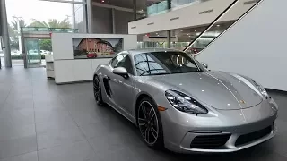 2017 Porsche Exclusive GT Silver Porsche 718 Cayman S 350 hp @ Porsche West Broward