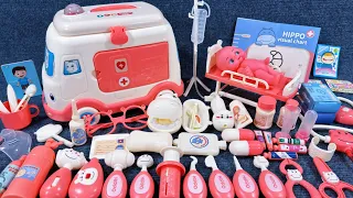 44 Minutes SatisFying with Unboxing Cute Pink Bunny Doctor Play Set,Dentist Toys Kit Review Toys