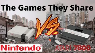 NES Vs  Atari 7800 Comparing Games