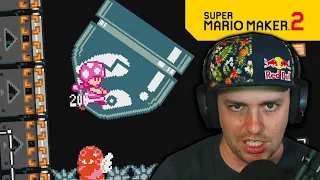 First clear. 12 hours. NIGHTMARE. | Super Mario Maker 2 Hot Levels