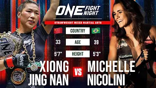 Striker Battles Grappler ⚔️ Xiong Jing Nan vs. Michelle Nicolini