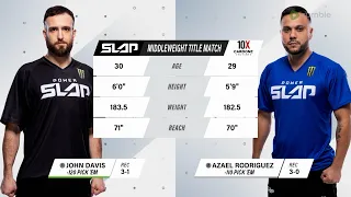 Power Slap 1: John Davis vs Azael Rodriguez | Middleweight Championship