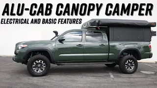 Alu-Cab Canopy Camper Electrical and Basic Features | Tiny Builds
