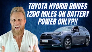 Toyota Hybrid Breaks World Record: Drives 1200 Miles on  electric power only