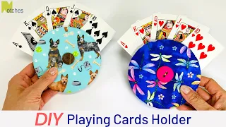 DIY Hand Helper Playing Card Holder  -  Quick and Easy Gift to Make or Sew to Sell