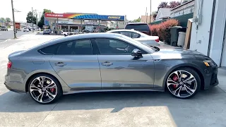 Tinting A 2021 Audi s5 ( 20% Tint -vs- 35% Tint )