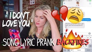 LYRIC PRANK ENDS IN BREAKUP? - Top Husband Vs Wife Pranks