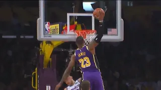 Lebron James POSTERIZE Nemanja Bjelica - Hot