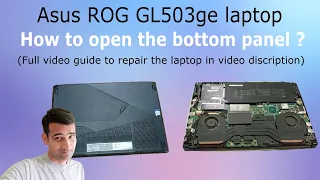 Asus rog gl503ge laptop opening heating problem fan problem