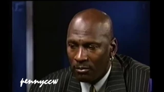 Michael Jordan compares his era to Allen Iverson's NBA era (2001)