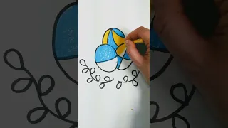 How To Draw Easter Ukrainian Eggs .Easy. Як намалювати Українські Писанки .Ukraine. Україна.Крашанка