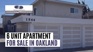 6-Unit Apartment Building with 5 Garages For Sale (Oakland, CA) Steve Peterson, Infinity Investments