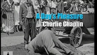 Charlie Chaplin - Stuck in Tar (A Day's Pleasure, 1919)