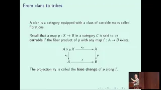 On Voevodsky's univalence principle - André Joyal