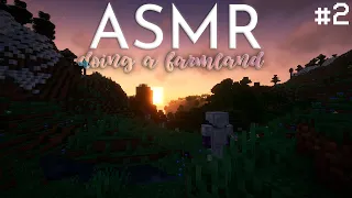 ASMR Minecraft - Farmland, food and chilling #2