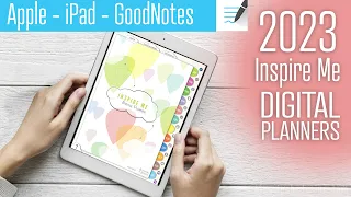 Get Started with Digital Planning - 2023 Inspire Me - GoodNotes - iPad