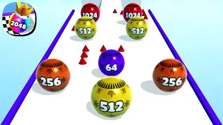 Ball Merge 2048 - All Levels Ball Gameplay Android, iOS ( Level 3194 - 3204 )