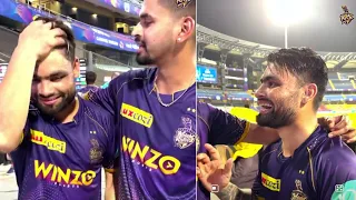 Ipl 2022 : Shreyash Iyer funny interview with Rinku Singh after kkr and rr match