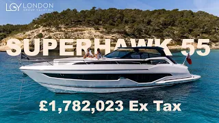 Sunseeker Superhawk 55 - £1,782,023 Ex Tax - Dusseldorf Boat Show