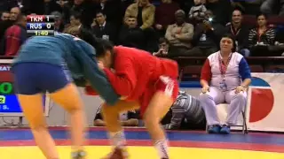 Gulbadam Babamuratova - Sambo World Champion (52 kg) Minsk, Belarus